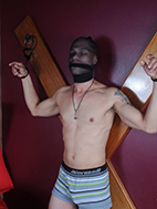 Bianka s new pet toni receieves a rough spanking and a